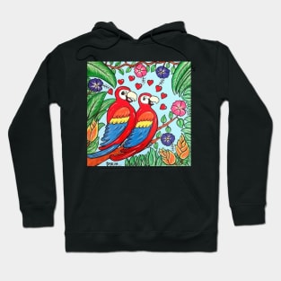 Guacamayas  Enamoradas.. Hoodie